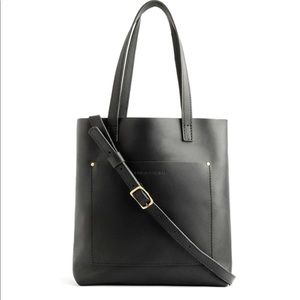 Leather Crossbody Tote